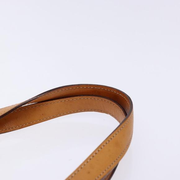 CELINE Macadam Canvas Hand Bag Pvc Leather Brown Gold - Picture 8 of 12